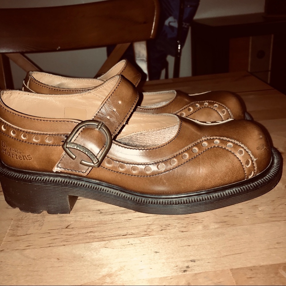 Vintage Doc Marten Brown Mary Jane US 7